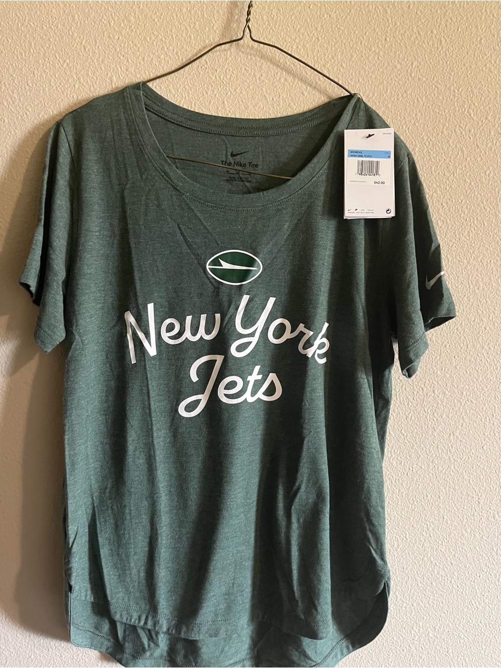 Nike Women's Heather Forest Green Crew Tee